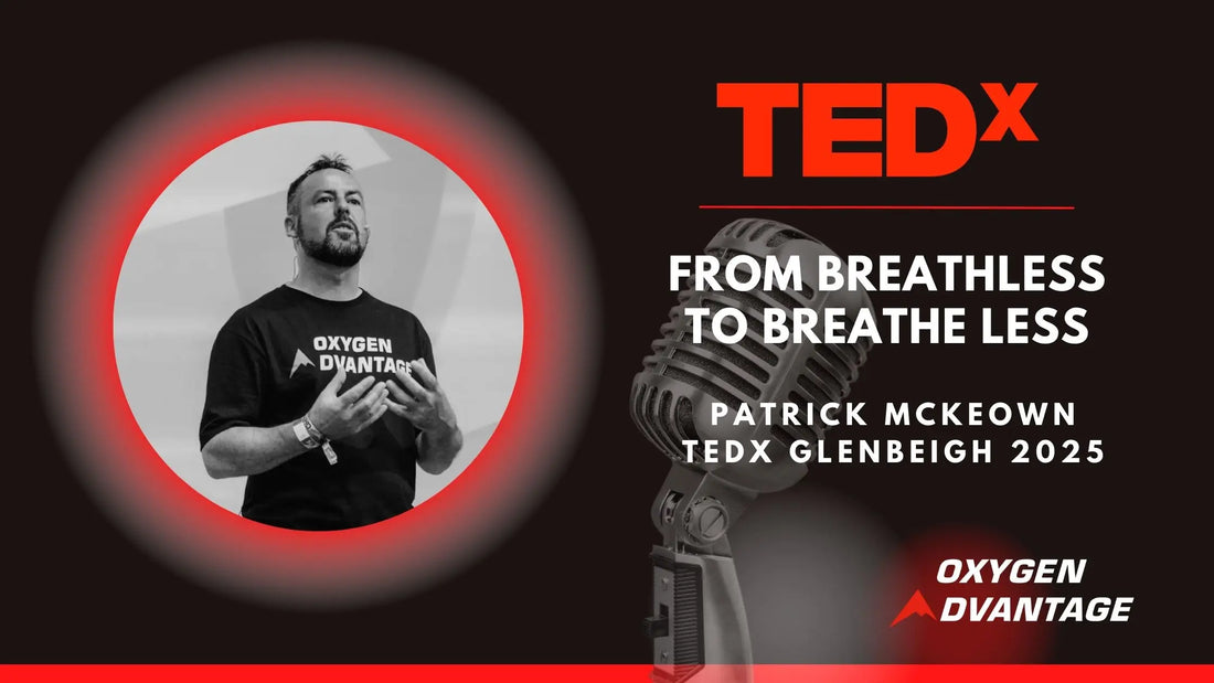 TEDX From Breathless to Breathe Less by Patrick McKeown