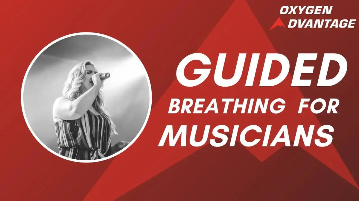 Guided breathing for musicians by Oxyfen Advantage