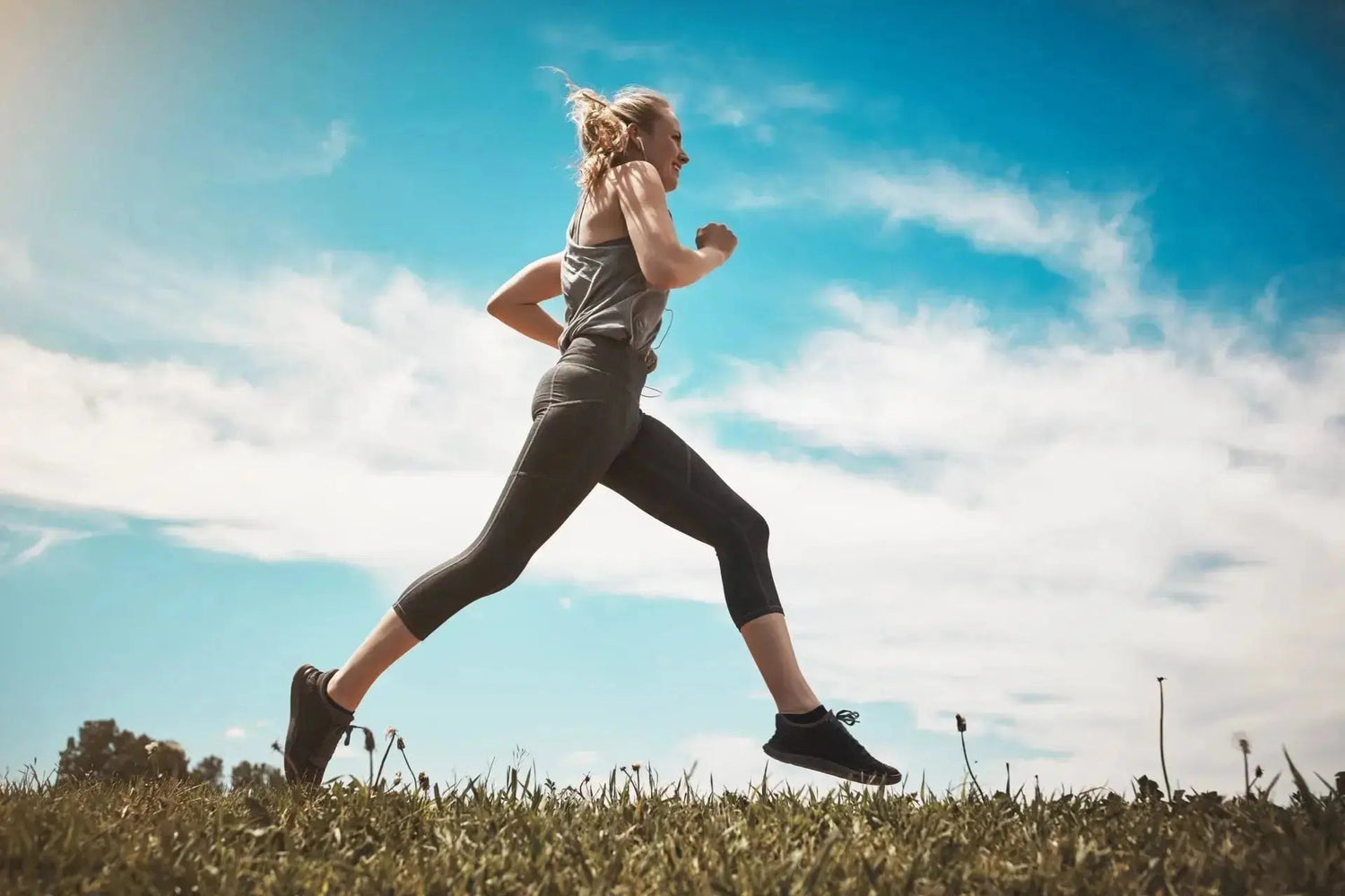 Runner running