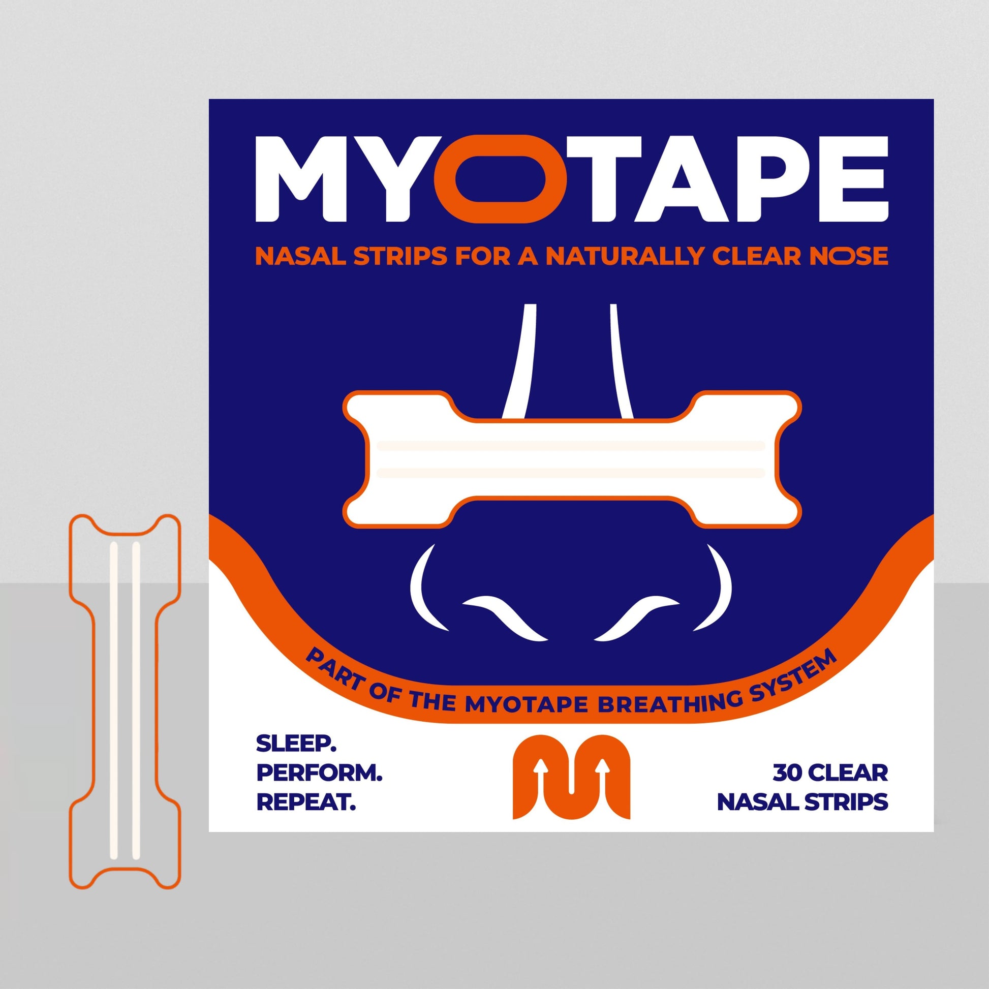 MyoTape® Nasal Strips - Adults (Clear)